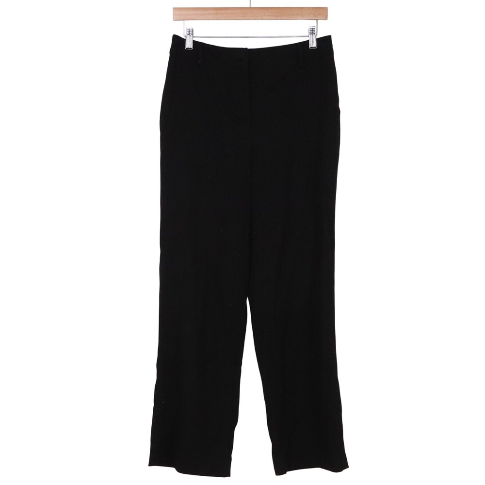 Haven + Blair Pants Womens M Black Wide Leg Stretch Excellent